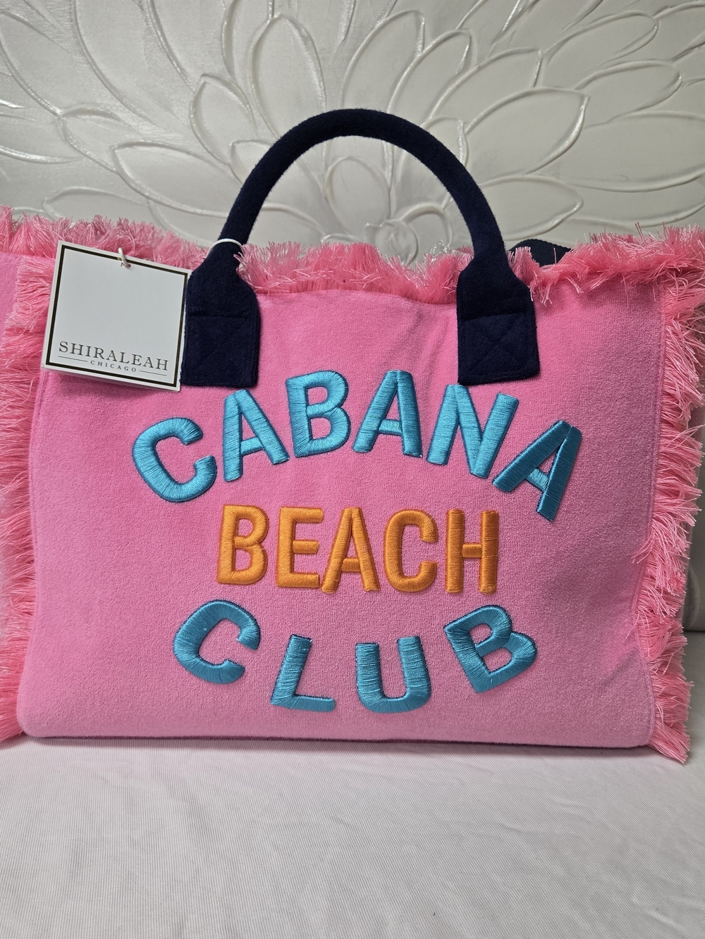 Shiraleah "Cabana Beach Club" Tote Bag